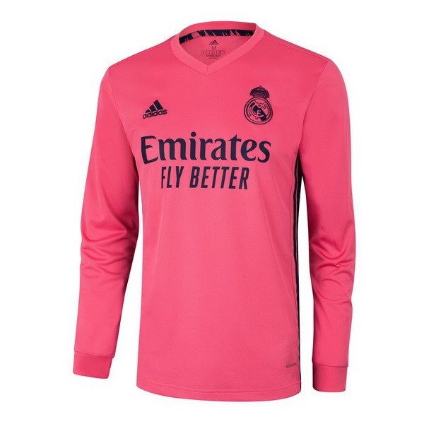 Tailandia Camiseta Real Madrid 2ª Kit ML 2020 2021 Rosa